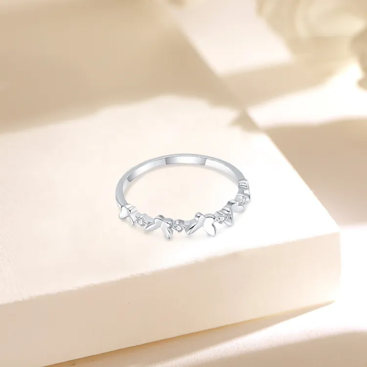 RboySe 999 Fine Silver Rings Women's-4