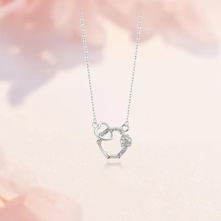 RboySe 999 Fine Silver Necklaces Women's-3