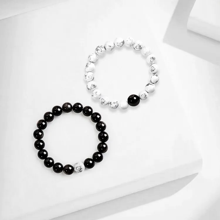 RboySe Obsidian Bracelets Unisex-3