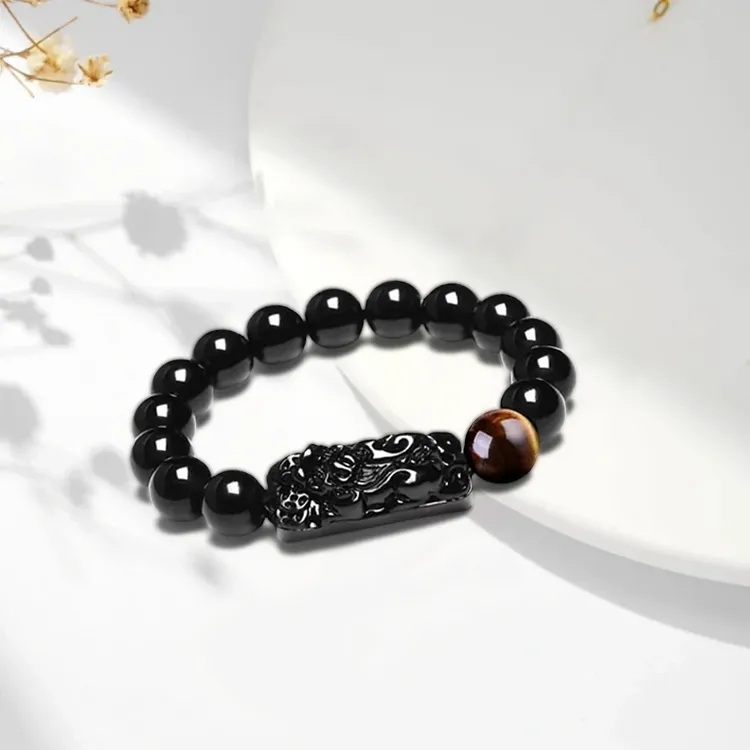 RboySe Obsidian Bracelets Unisex-4
