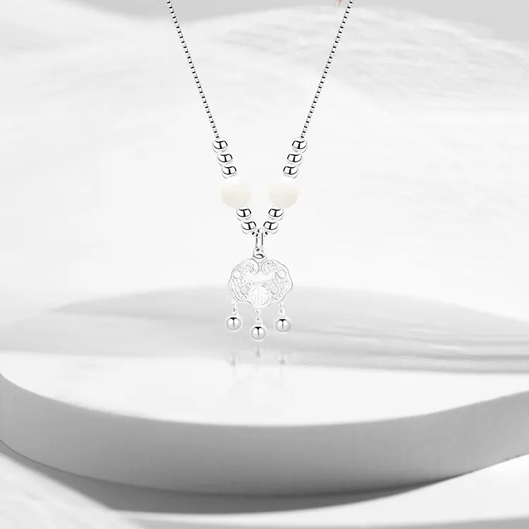 RboySe Alloy Necklaces Women's Silver-1