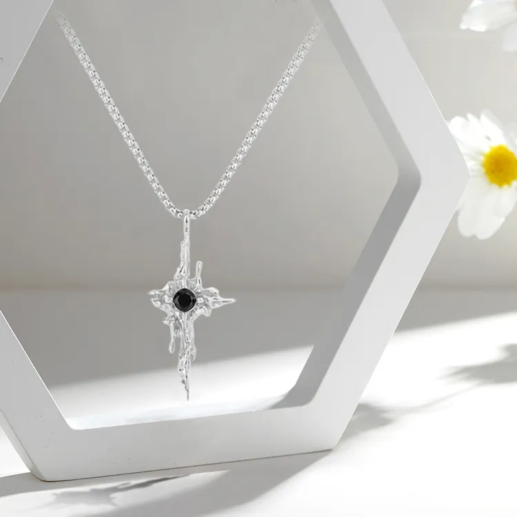 RboySe Titanium Steel Necklaces Unisex-3