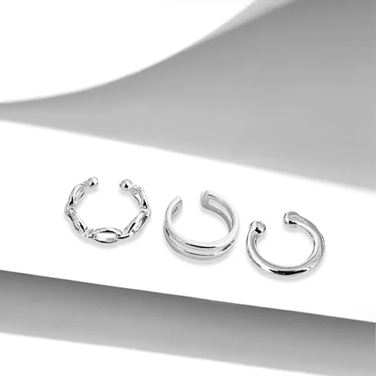 RboySe Alloy Clip On Earrings Unisex-4