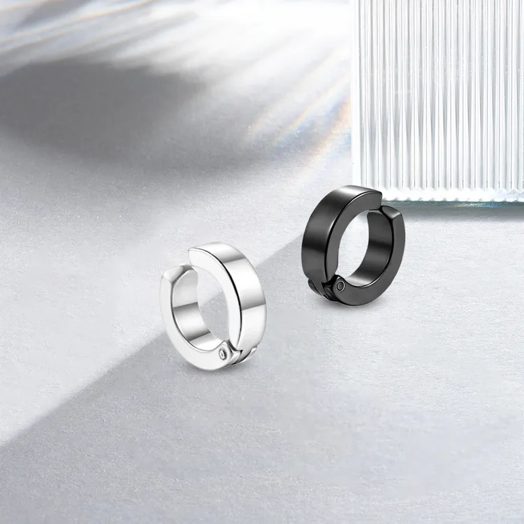 RboySe Alloy Clip On Earrings Unisex-7