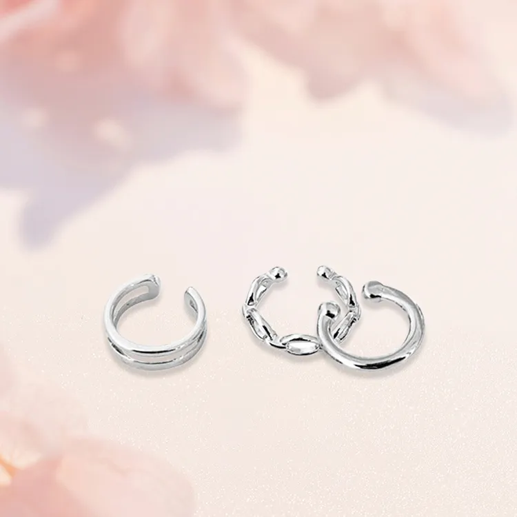 RboySe Alloy Clip On Earrings Unisex-1