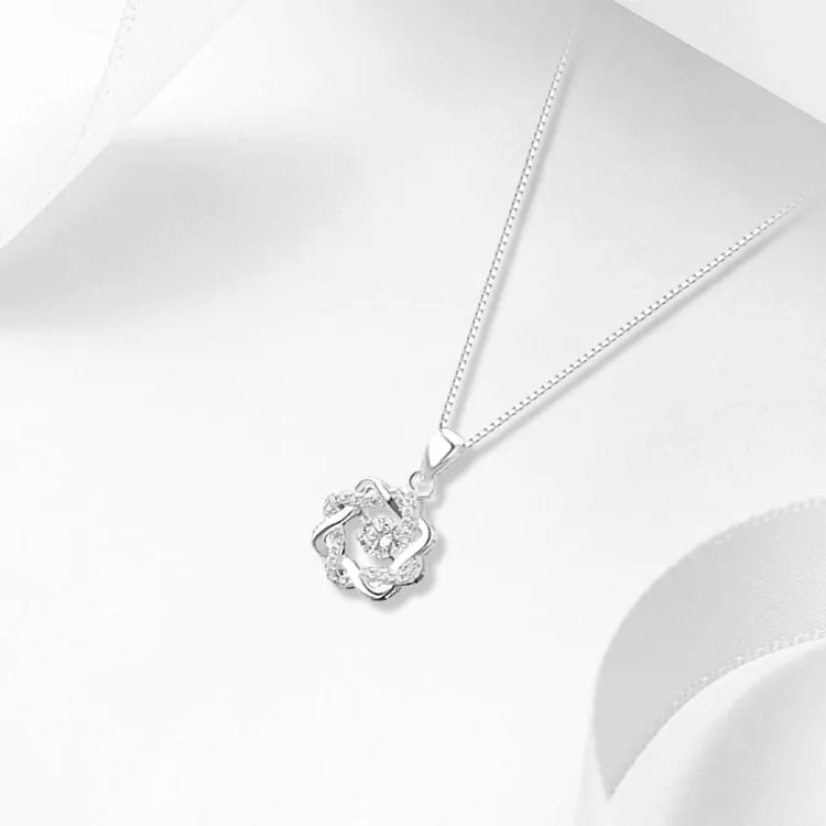 RboySe S999 Fine Silver Necklaces Women's-4