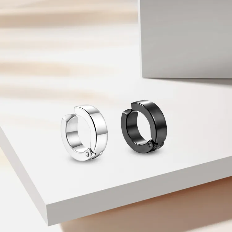 RboySe Alloy Clip On Earrings Unisex-6
