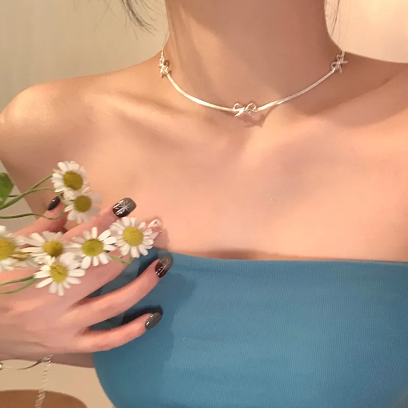 RboySe Titanium Steel Necklaces Women's-1