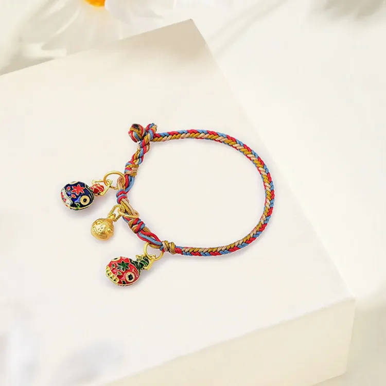 RboySe Braided Rope Alloy Bracelets Unisex-3