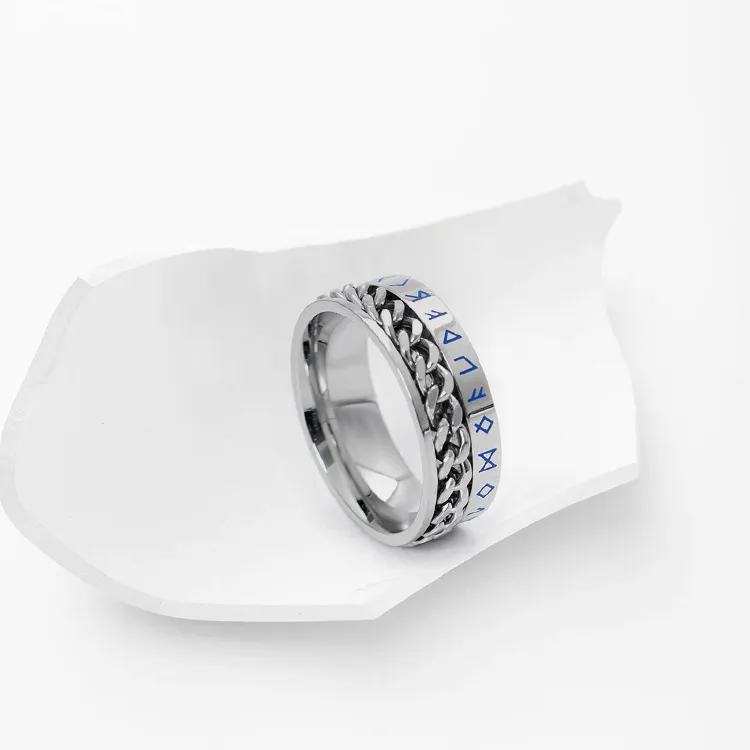 RboySe Titanium Steel Rings Unisex-3