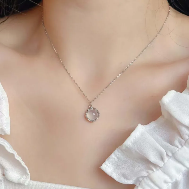 Hua Xi Fu Jewelry Chalcedony Necklaces Women's-6