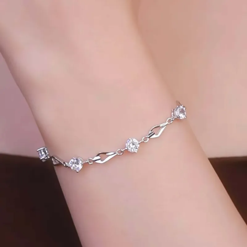 Hua Xi Fu Jewelry S925 Silver Bracelets Women's-5