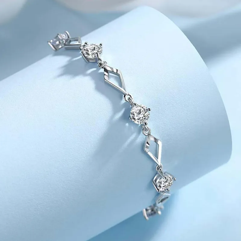 Hua Xi Fu Jewelry S925 Silver Bracelets Women's-3
