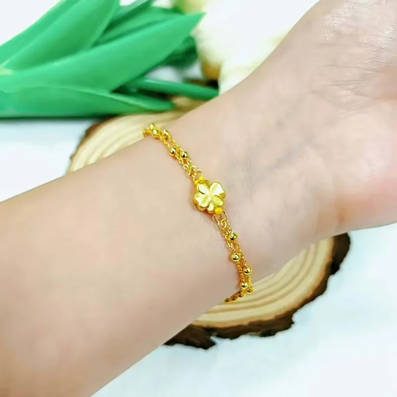 Hua Xi Fu jewelry Gold Bracelet Women's-5