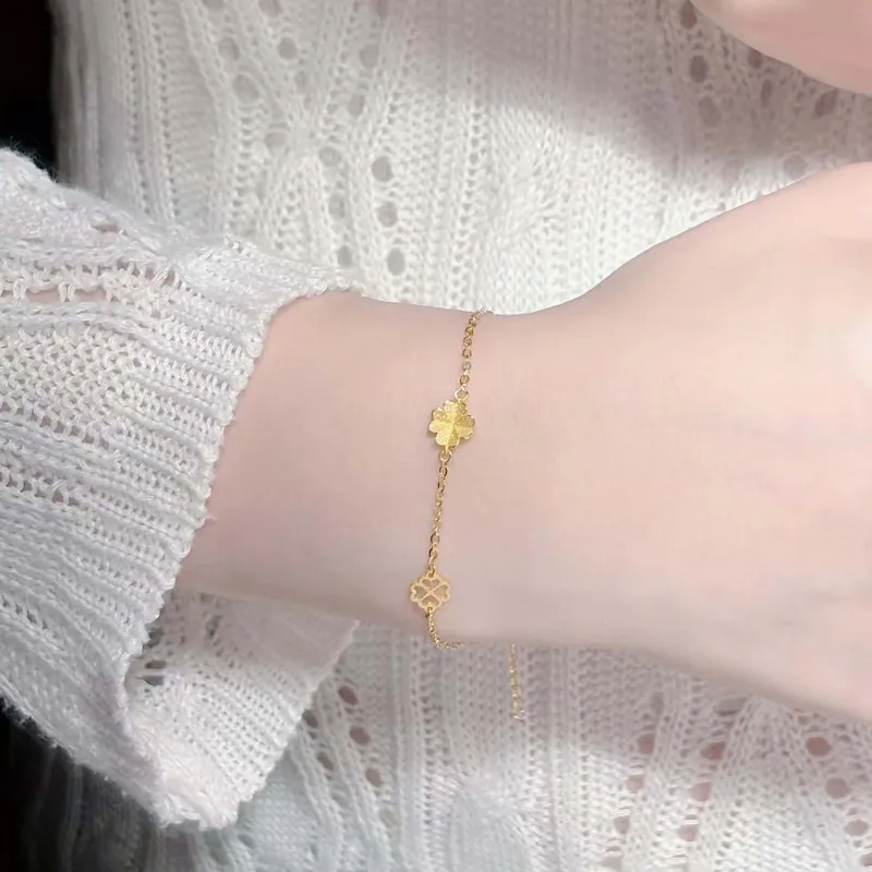 Hua Xi Fu jewelry Gold Bracelet Women's-5
