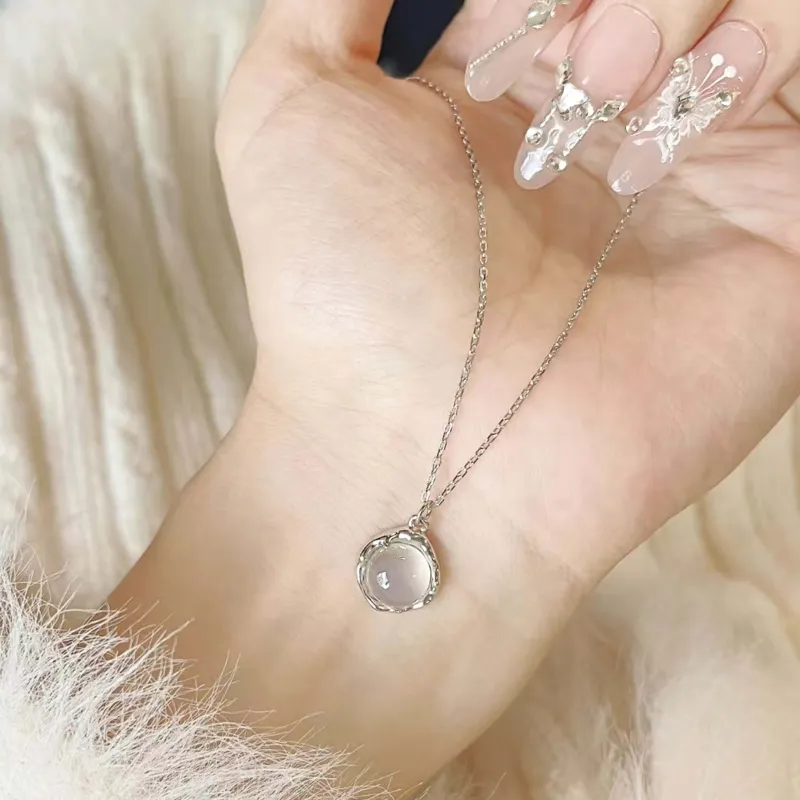 Hua Xi Fu Jewelry Chalcedony Necklaces Women's-4