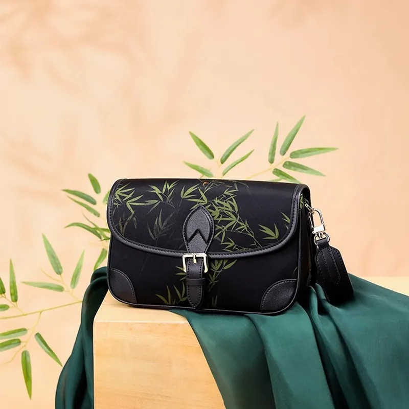 Pmsi Mulberry Silk Shoulder Bag Trumpets Women's Multicolor-1