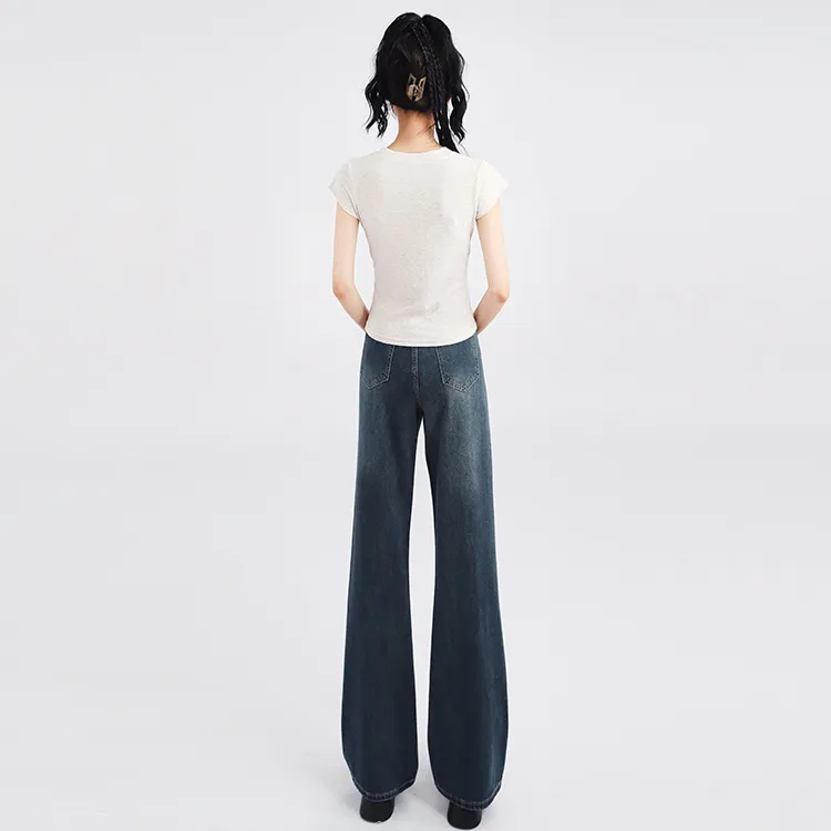 SNZX Jeans Women's Vintage Blue-2