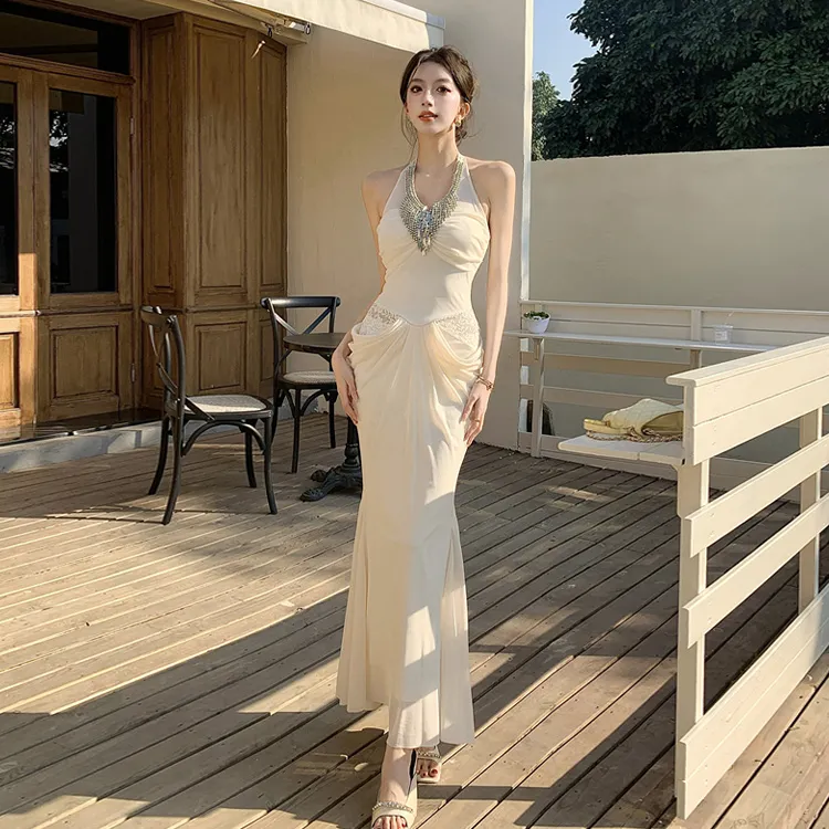 SNZX Sleeveless Dresses Women's-3