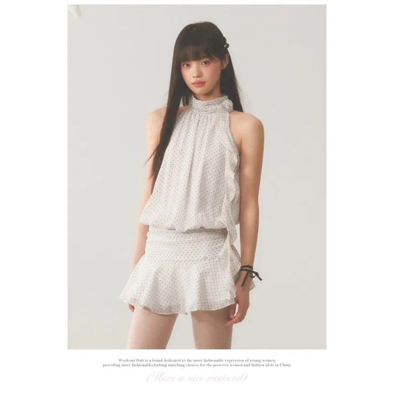 SNZX Slip Dresses Women's White Dress-2