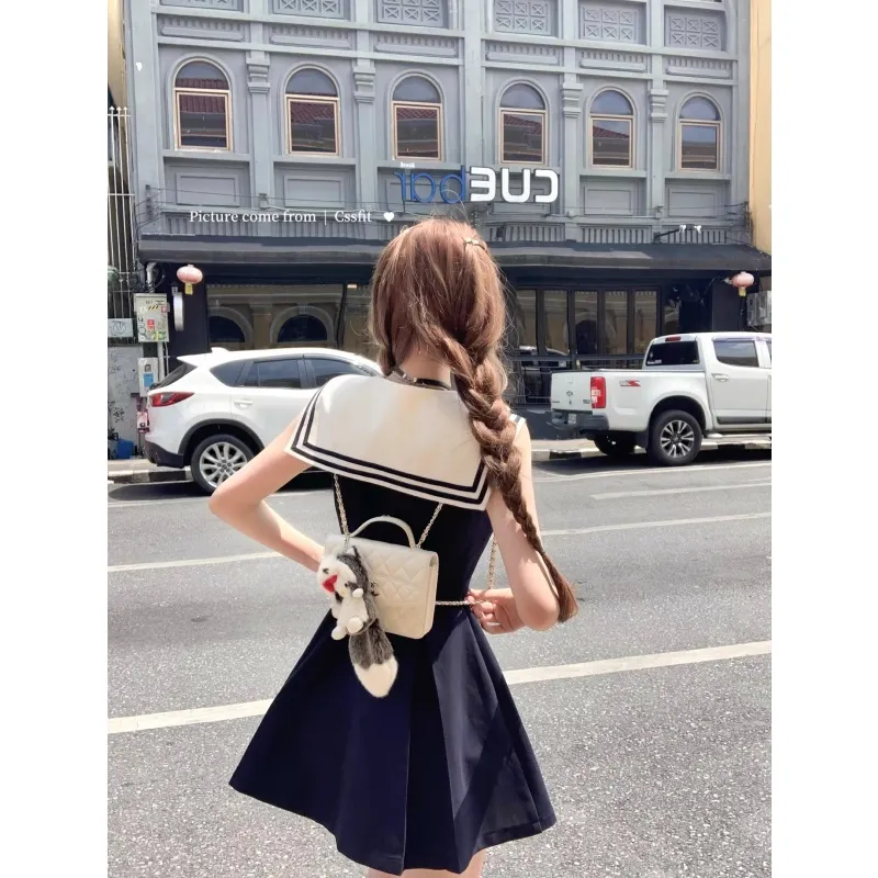 SNZX Sleeveless Dresses Women's-13