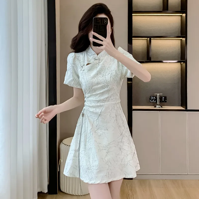 SNZX Short Sleeved Dress Women's-3