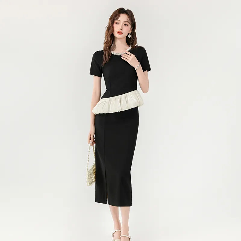 SNZX Two Piece Skirt Sets Women's-1