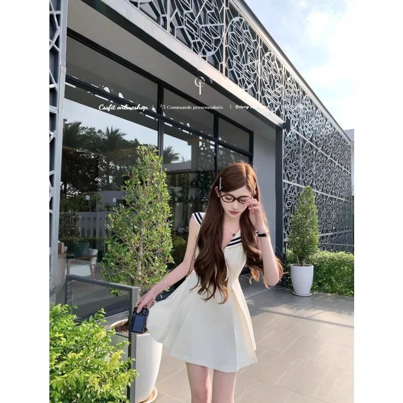 SNZX Sleeveless Dresses Women's-7