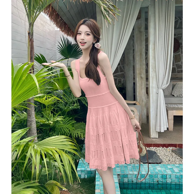 SNZX Sleeveless Dresses Women's-5