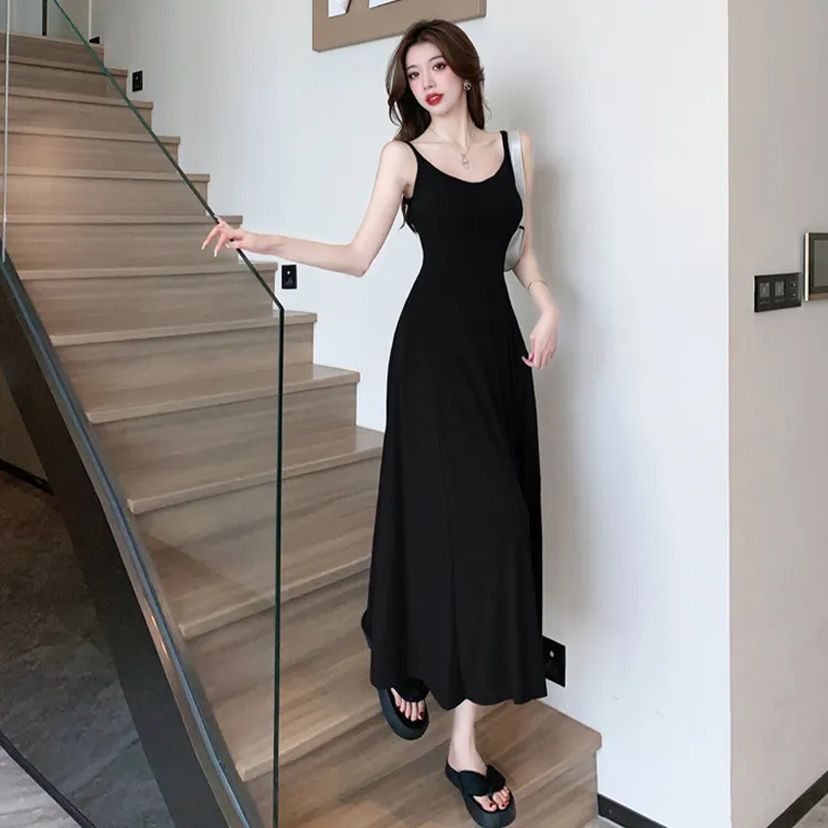 SNZX Slip Dresses Women's-5