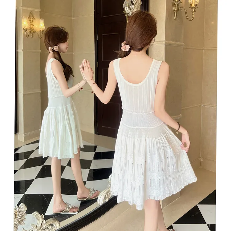 SNZX Sleeveless Dresses Women's-1