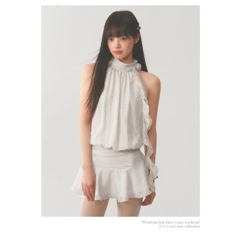 SNZX Slip Dresses Women's White Dress-5