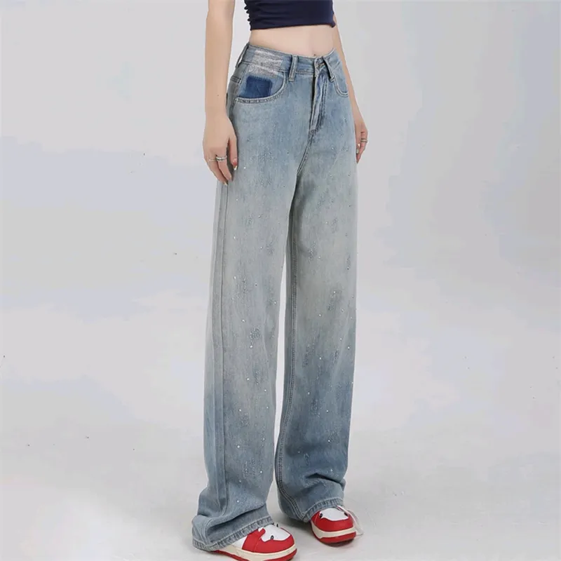 SNZX Jeans Women's Gradient Blue-3