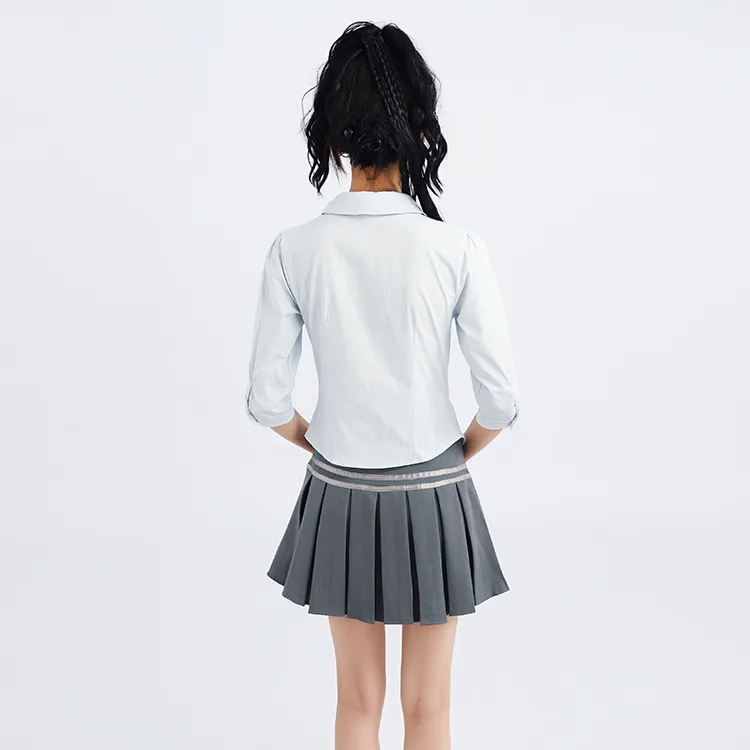 SNZX Two Piece Skirt Sets Women's-3