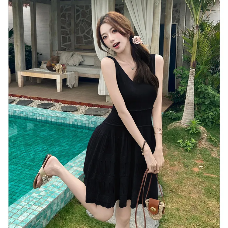 SNZX Sleeveless Dresses Women's-10
