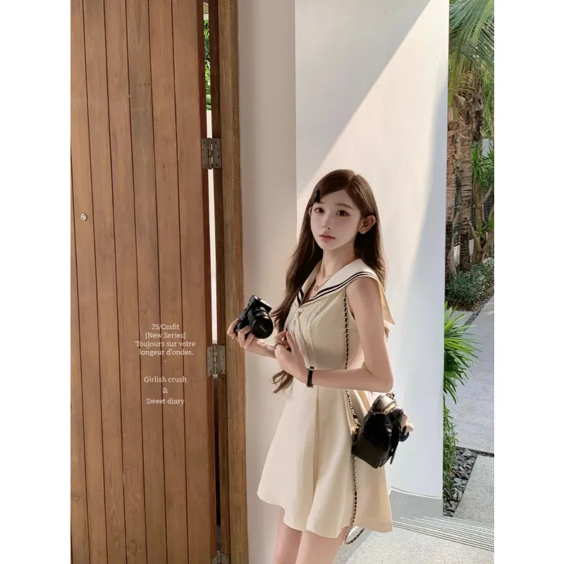 SNZX Sleeveless Dresses Women's-2