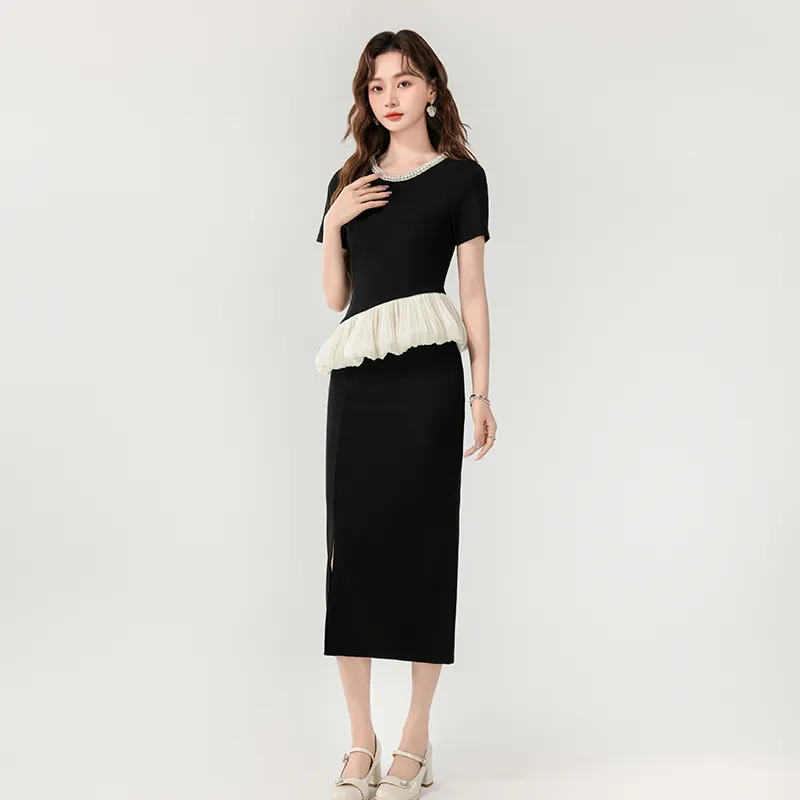 SNZX Two Piece Skirt Sets Women's-3