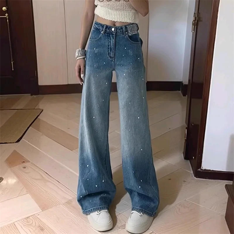 SNZX Jeans Women's Gradient Blue-5