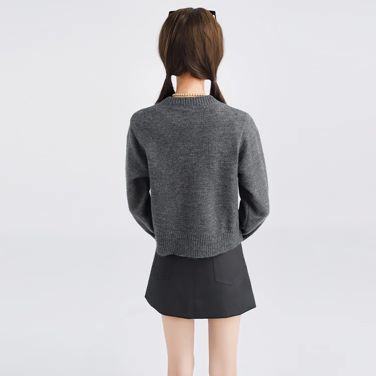 SNZX Knitwear Women's Gray-2
