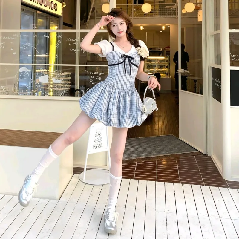 SNZX Short Sleeved Dress Women's-3