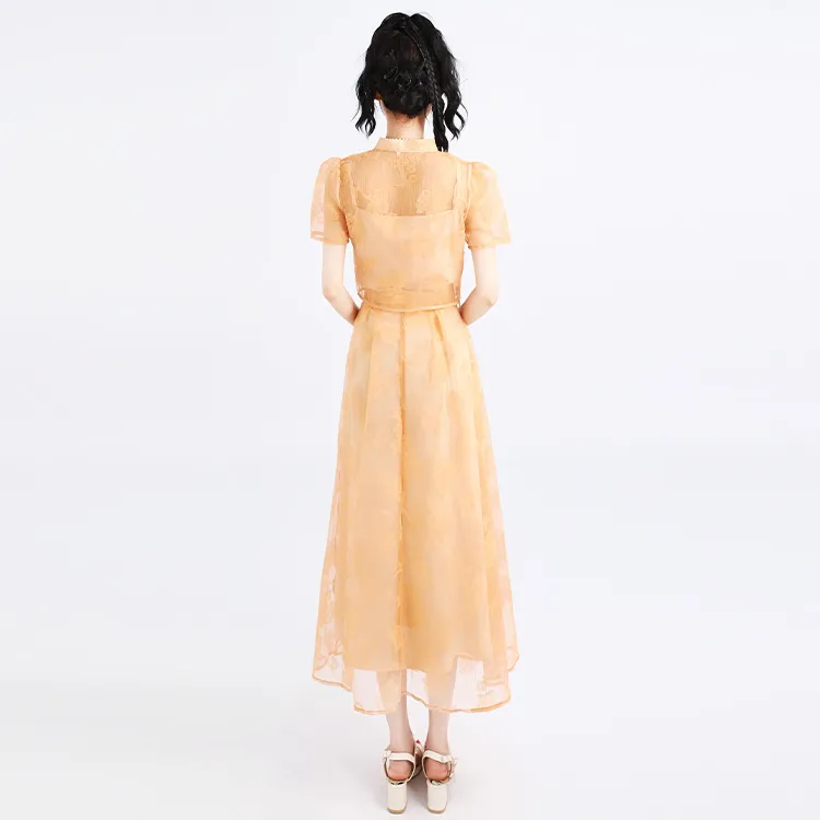 SNZX Two Piece Skirt Sets Women's-2