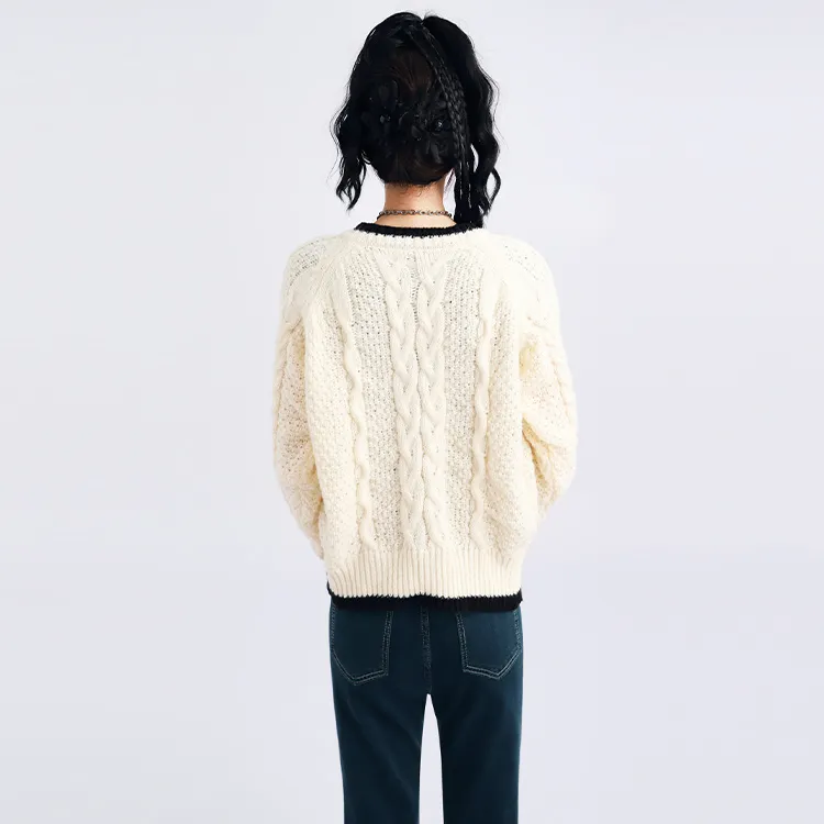 SNZX Knitwear Women's Apricot-2