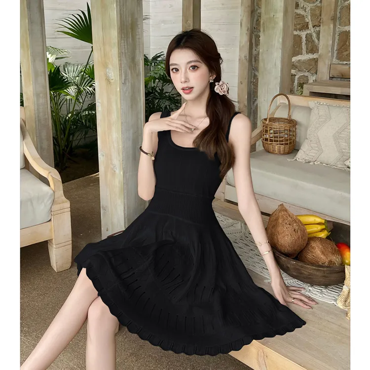 SNZX Sleeveless Dresses Women's-11