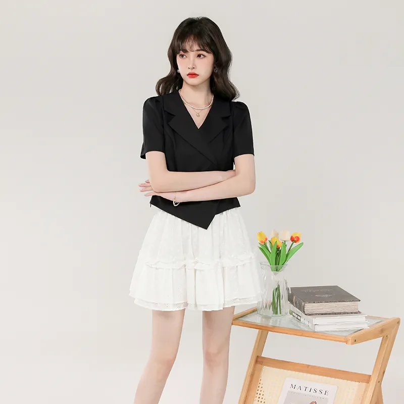 SNZX Two Piece Skirt Sets Women's-1