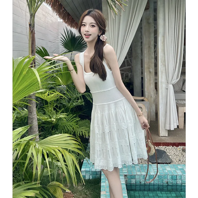 SNZX Sleeveless Dresses Women's-3