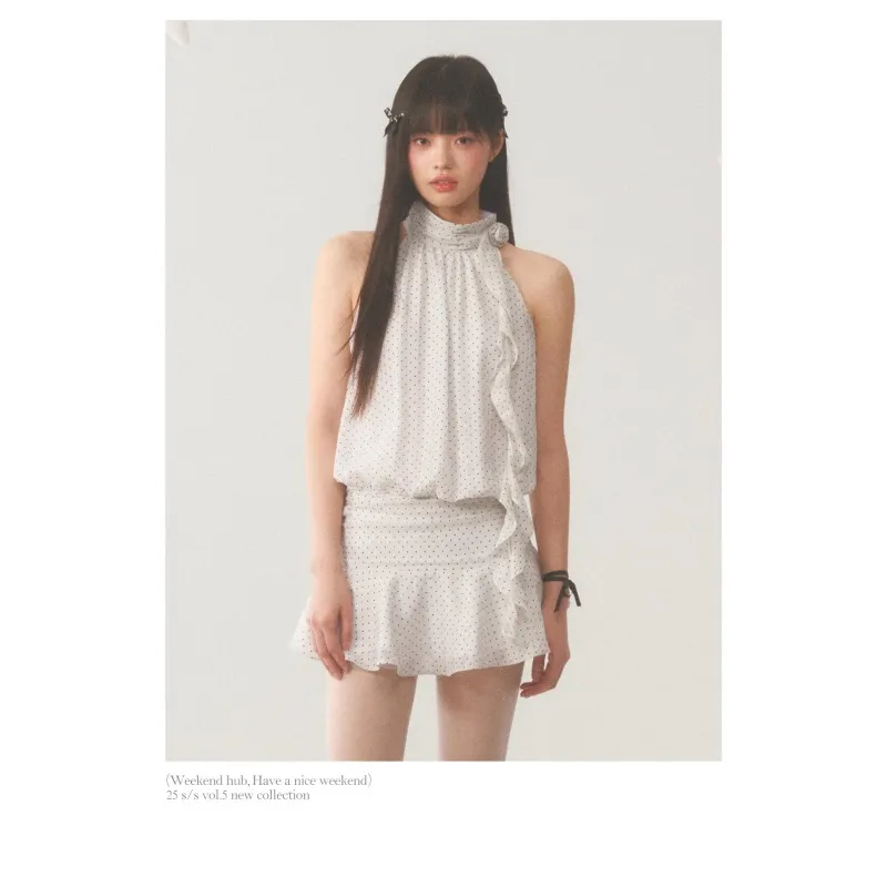 SNZX Slip Dresses Women's White Dress-6