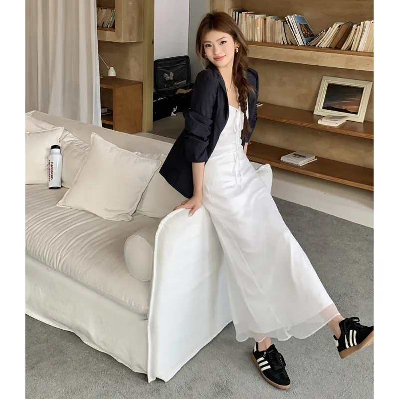 SNZX Two Piece Skirt Sets Women's-3