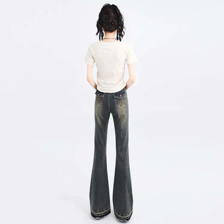 SNZX Jeans Women's Vintage Blue-2