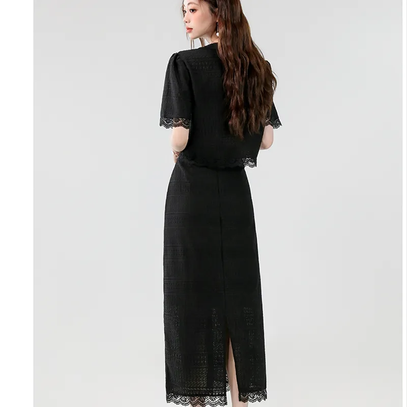 SNZX Two Piece Skirt Sets Women's-0