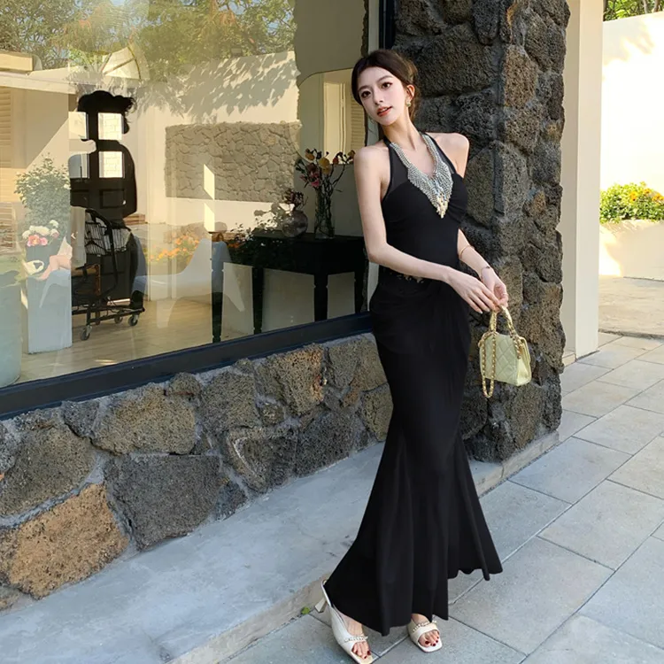 SNZX Sleeveless Dresses Women's-5